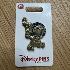 Disney Cruise Line Pin DCL Atrium‎ Statue Wonder Ariel Golden Statue